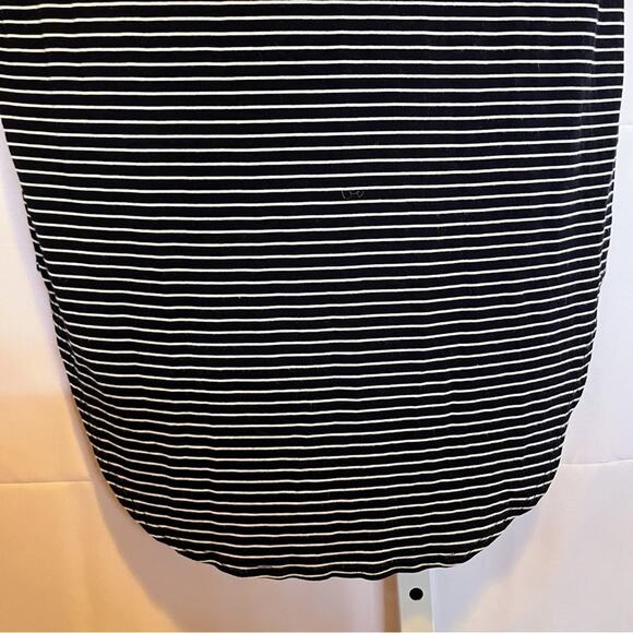 Olivia Rae Navy White Striped Tank Dress S Nautical Resort Coastal Preppy - Picture 5 of 9